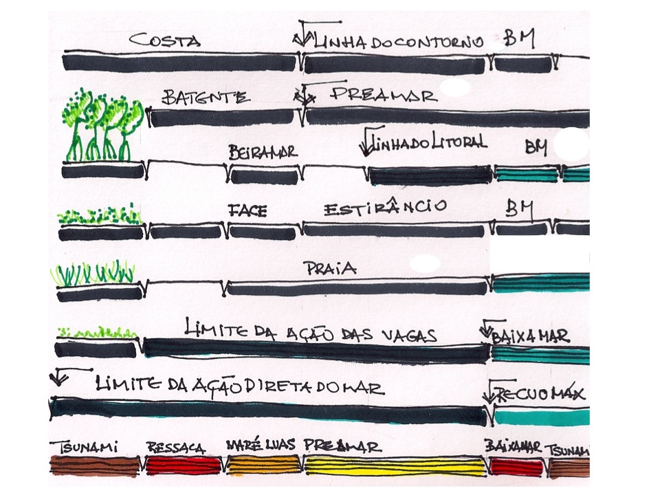 Ciências da Terra: Cartografia, Ciência ambiental, Ciências do solo,  Climatologia, Geodésia, Geofísica, Geografia, Geografia física, Geologia