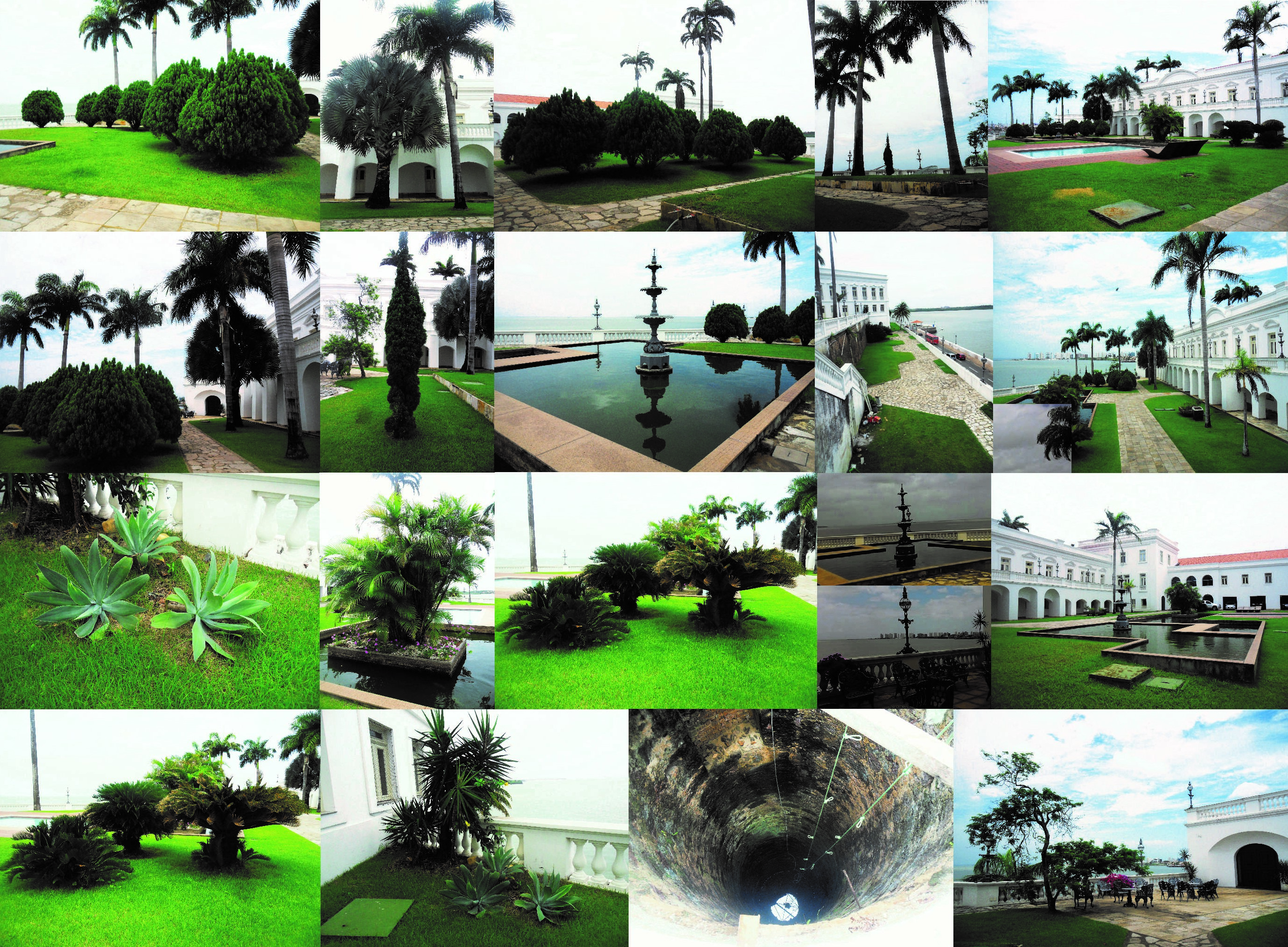 Jardim de Robert Burle Marx (com descaracterizações)
